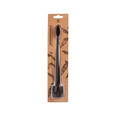 The Natural Family Co. Bio Toothbrush with Stand Pirate Black